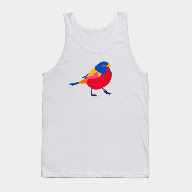 PAINTED BUNTING BIRD Tank Top by VegShop